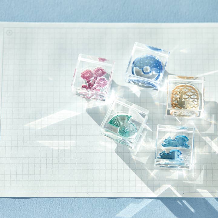 Garland Crystal Clarity Stamp | Hitotoki Kori Jirushi Series Garland Crystal Clarity Stamp | Hitotoki Kori Jirushi Series
