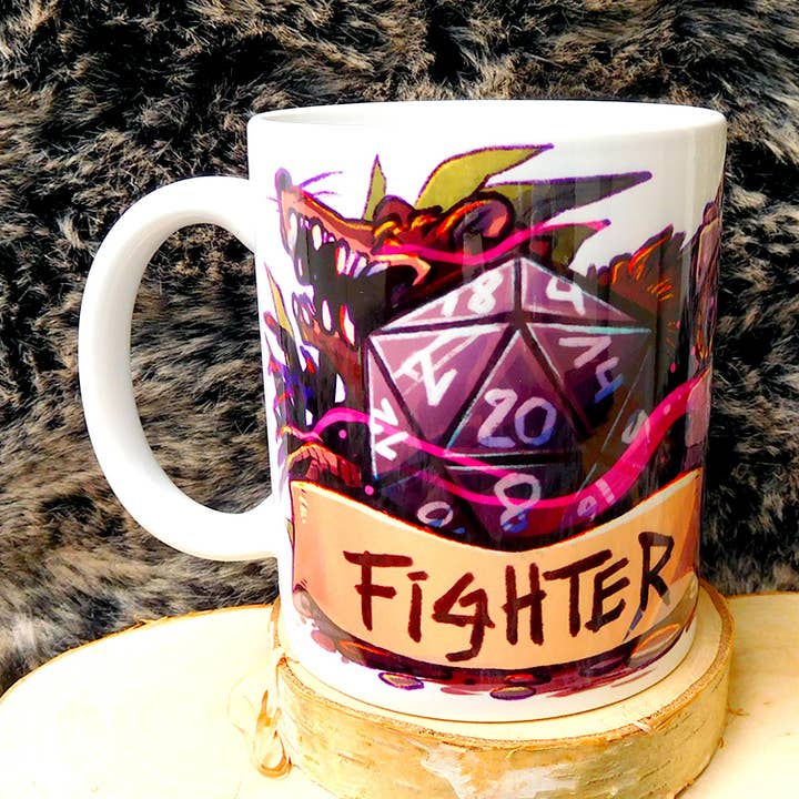 Taza Fighter - Colección RPG - DND para venta al por mayor de Webbelart
