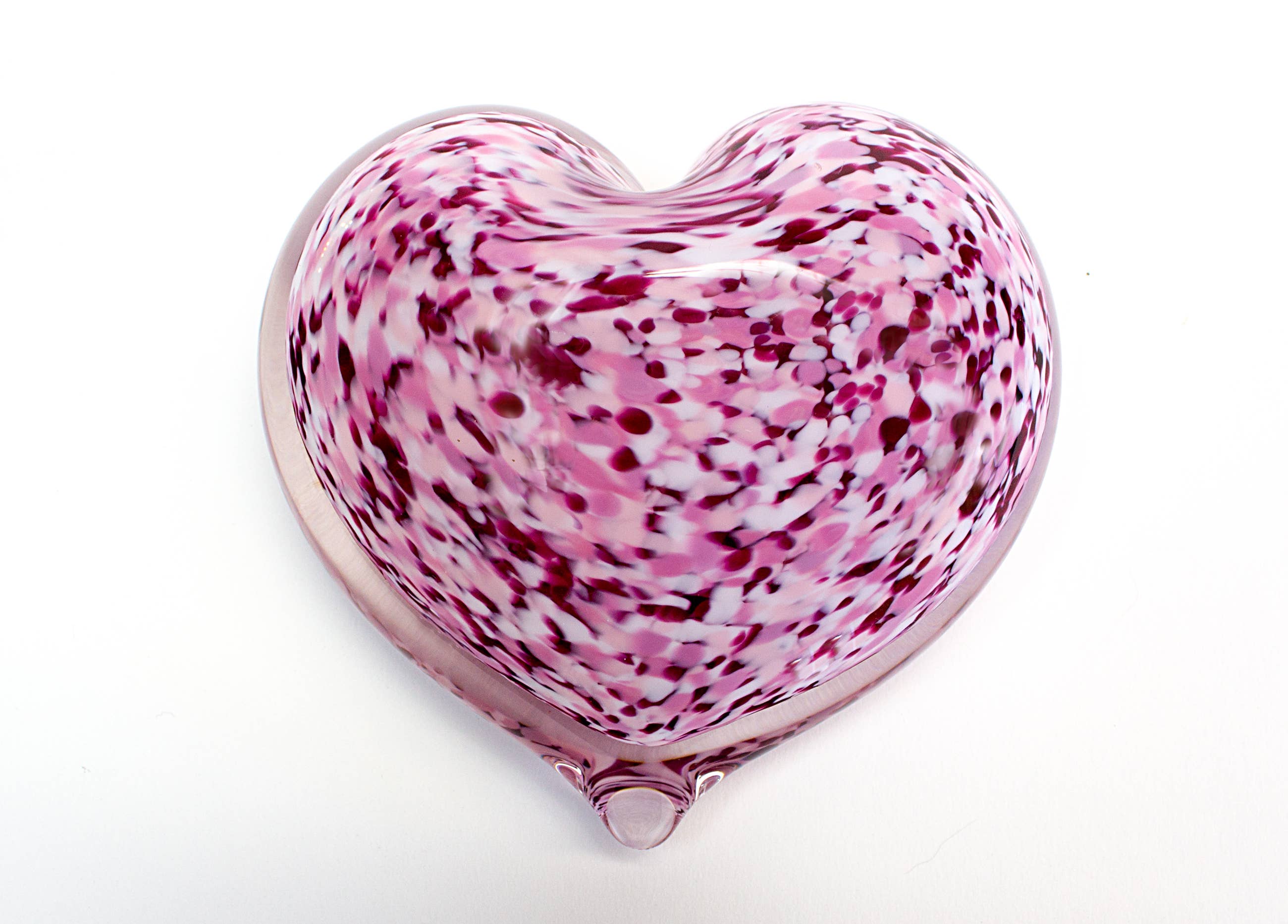epiphany studios - Wholesale Paper Weight - Heart Paperweight - Wild Rose2