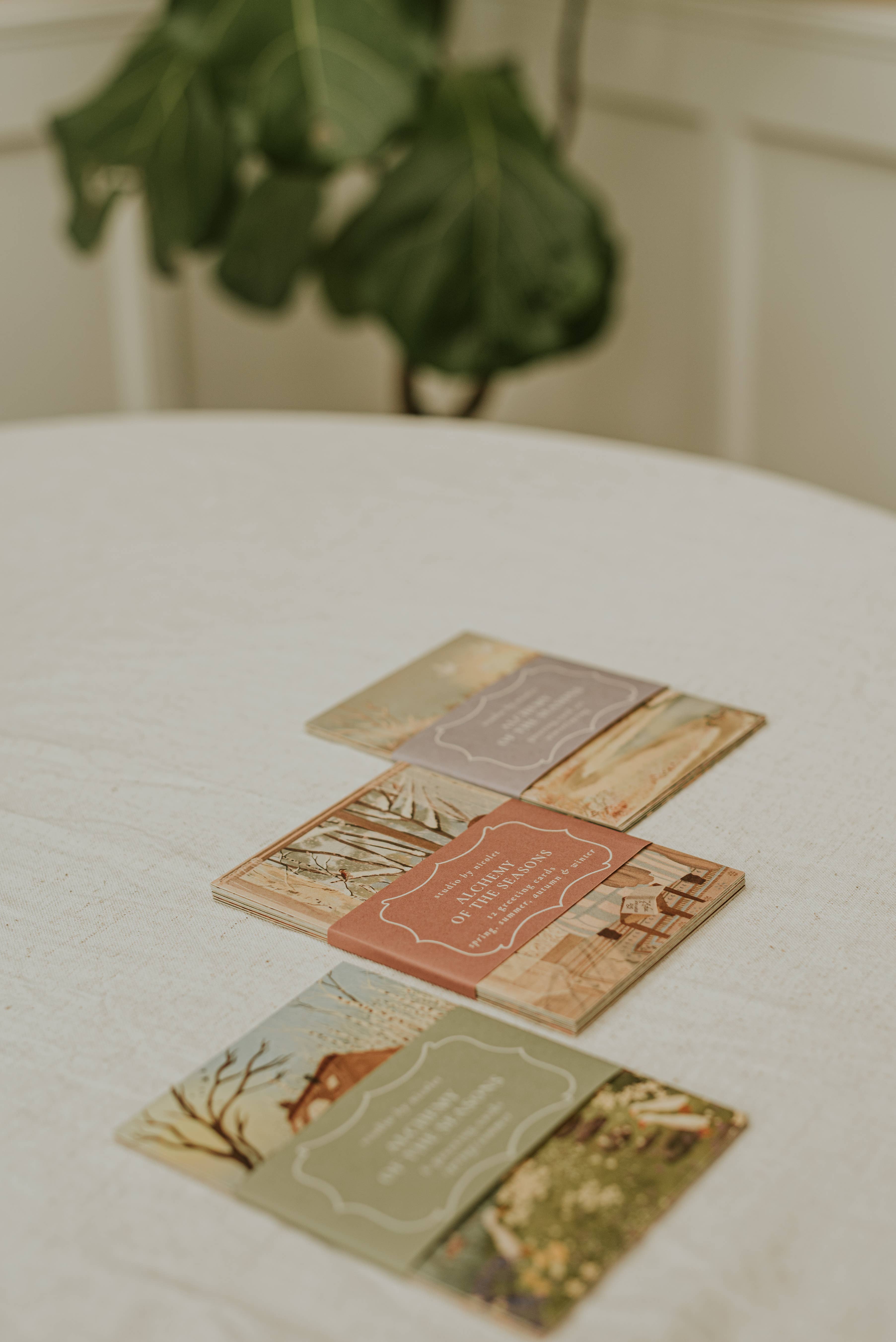 Nicolet Boon - Wholesale Postcard Set - Set of 12 Seasonal A6 Cards - Alchemy of the Seasons 14