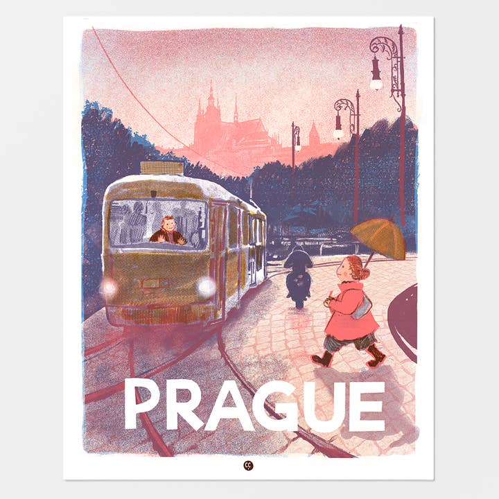 Pink‑Glowed Prague – Tram & Castle for wholesale by The Culture Curious