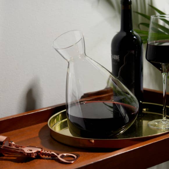 Viski - Wholesale Decanter - Crystal Rolling Wine Decanter