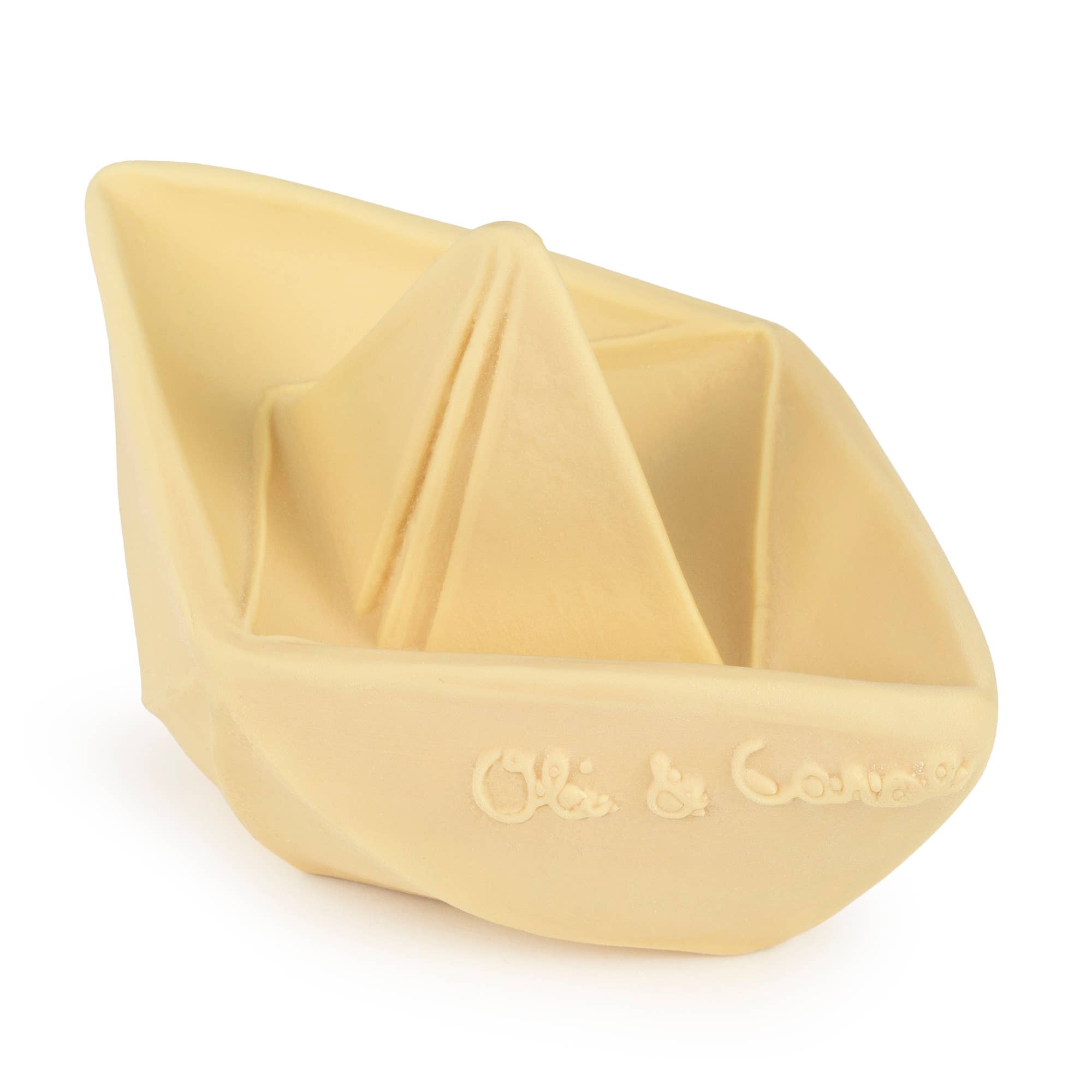 Oli & Carol - Wholesale Bath Toy - Baby - Origami Boat Vanilla1
