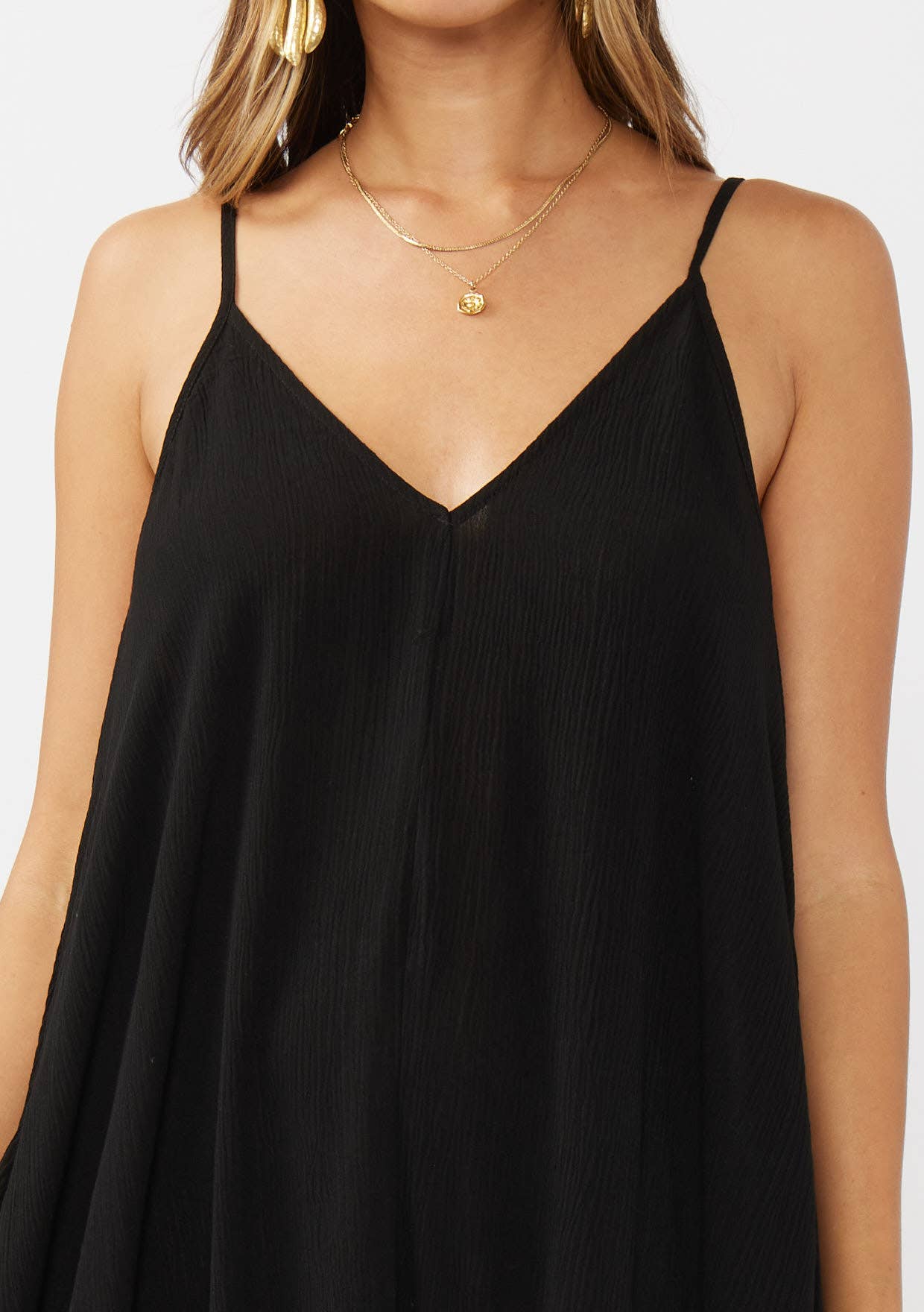 Lovestitch - Wholesale Dress - Women's - The Original V-Neck Cocoon Maxi Dress with Pockets9