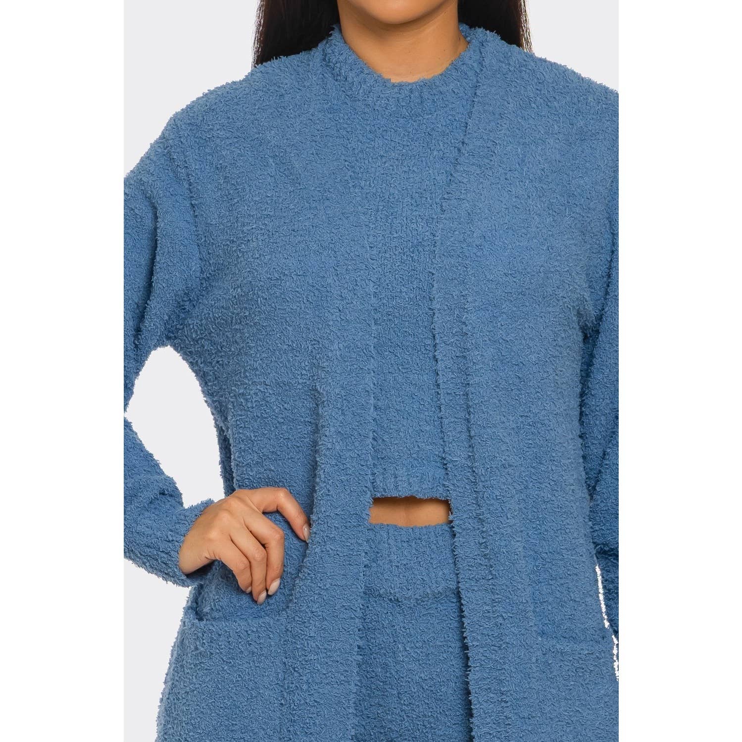 Esmeray Clothing - Wholesale Top & Pant Set (NOT Loungewear) - Women's - COZY CLOUD THREE PIECE SET8