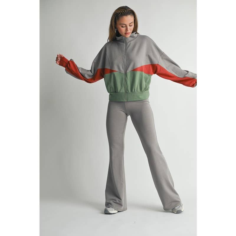 omgstyles - Vendita all'ingrosso Completo top e pantaloni (NON loungewear) - Donna - SET GIACCA E PANTALONI MULTICOLORE2