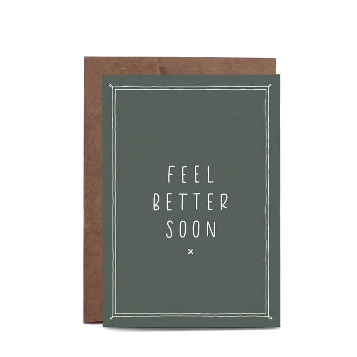Feel Better Eucalyptus Greeting Card for wholesale by In the Daylight