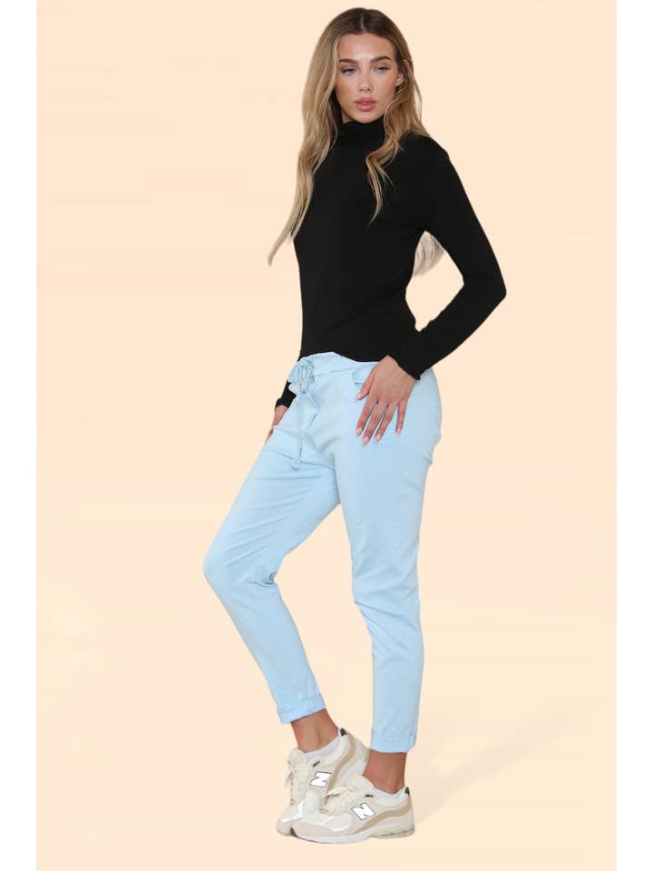 Kurt Muller - Wholesale Pants - Women's - Plain Bi-Stretch Magic Trousers