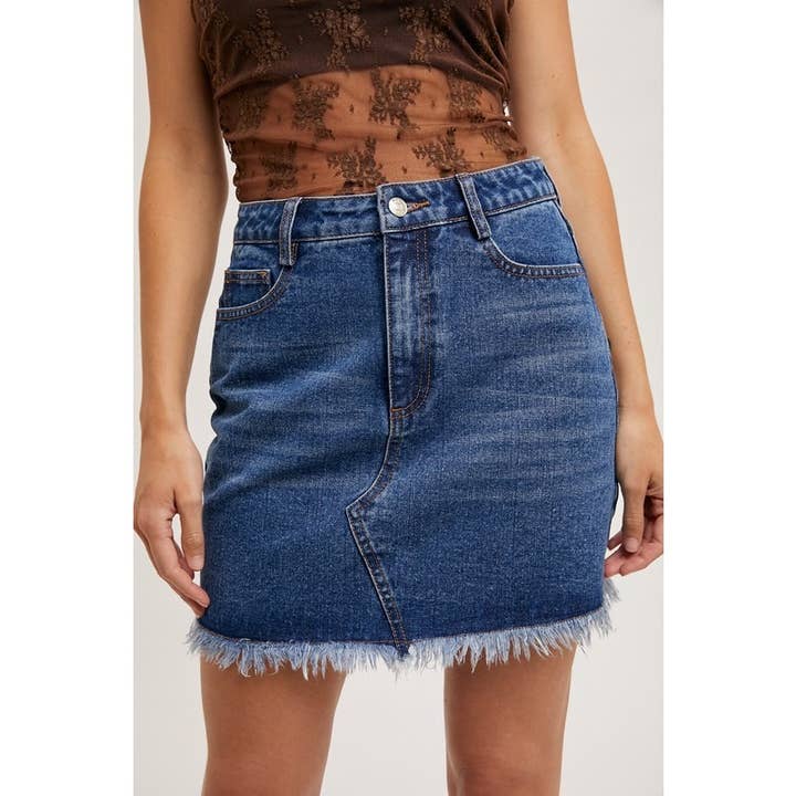 STYLE USA - Wholesale Skirt - Women's - DENIM MINI SKIRT