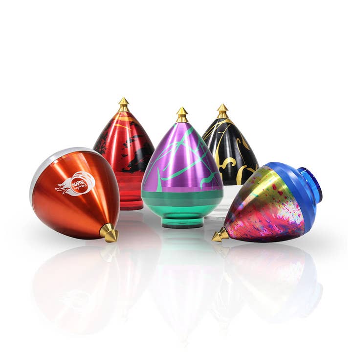 Spintastics Quicksilver Spintop, Ball-bearing Tip, Aircraft Aluminum Body, String included Spintastics for wholesale by YoYo Sam