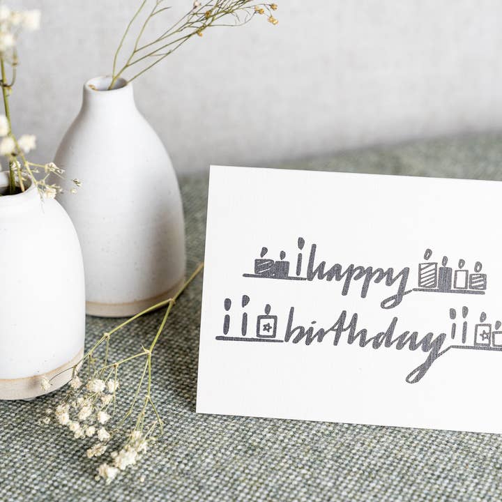Happy Birthday! Greeting card, Birthday card for wholesale by NK Luxury Cards & Paper