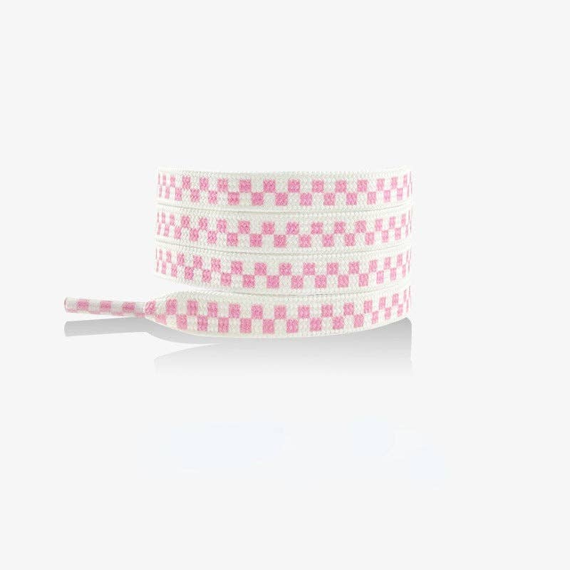 Funkyrel® Atzbranding Limited – wholesale Shoelaces – Unisex – 3D Checkerboard Flat Shoelace - Multi Colors Available10