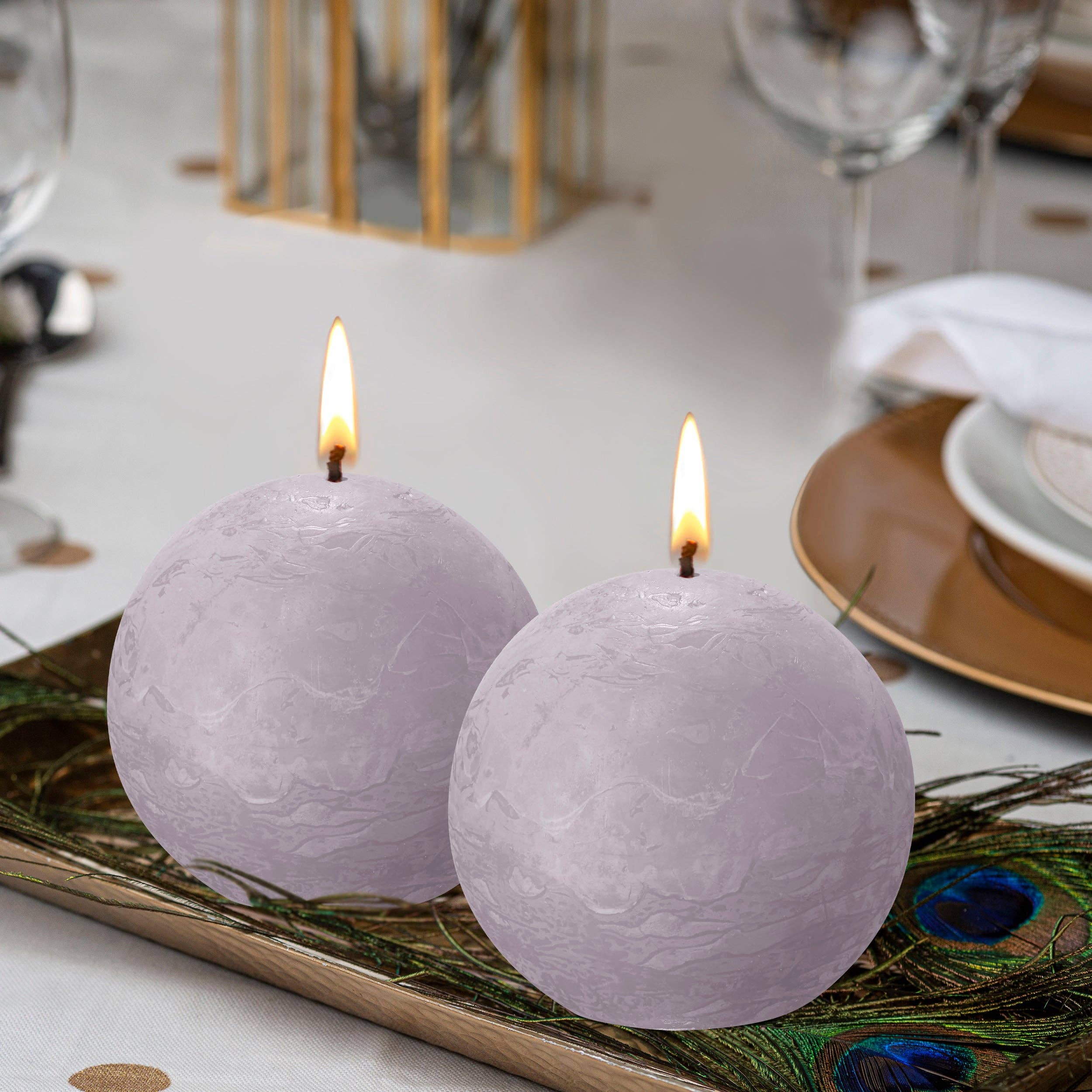 BOLSIUS – Velas de decoração por atacado – 6 Velas rústicas 3" - Inperfuted - Natural - Eco-Friendly - Cera Plant-Based - **Vendido Individualmente150