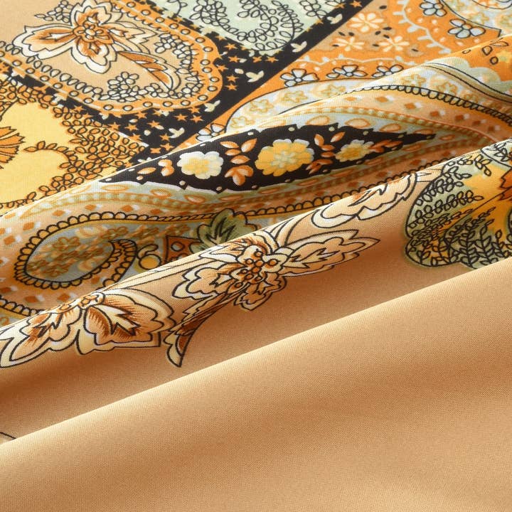 Funkyrel® Atzbranding Limited - Wholesale Scarf – Women's - Scarvii - Paisley Square Scarf4