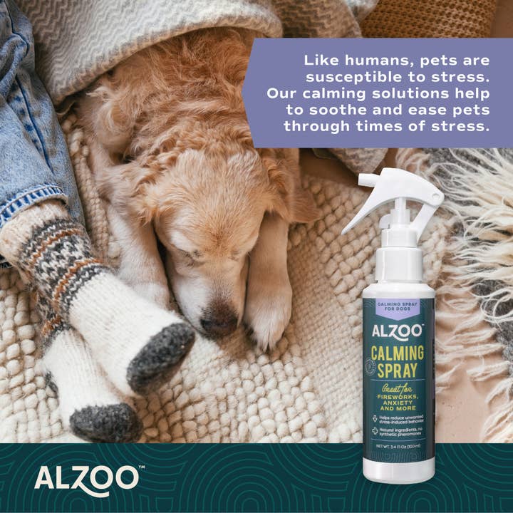 ALZOO - Wholesale Pet Spray - Dog - ALZOO Plant-Based Calming Spray Dog 3.4oz5
