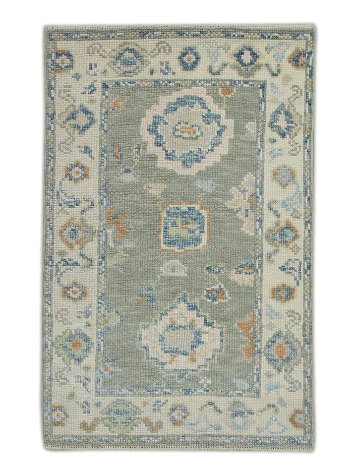 Alfombra Oushak Turca 67 cm x 99 cm #8095 para venta al por mayor de Turkish Rug
