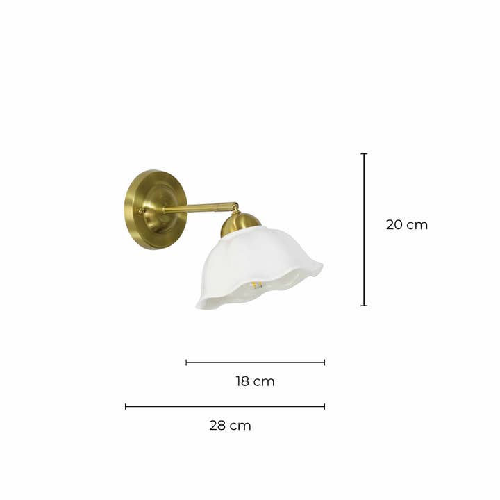 C-Création - Wholesale Sconce - Nanny white ceramic wall lamp4