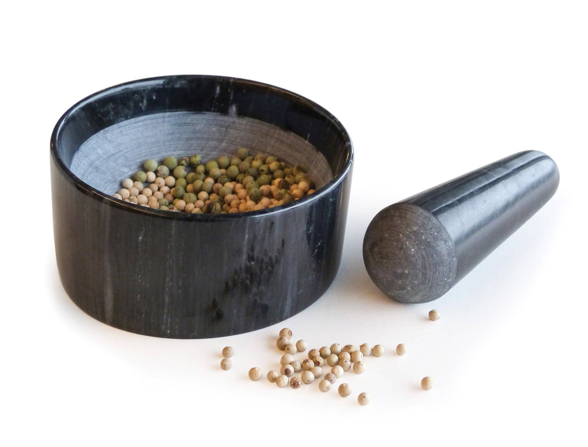 RSVP International - Wholesale Mortar & Pestle - Marble Mortal & Pestle - Black4