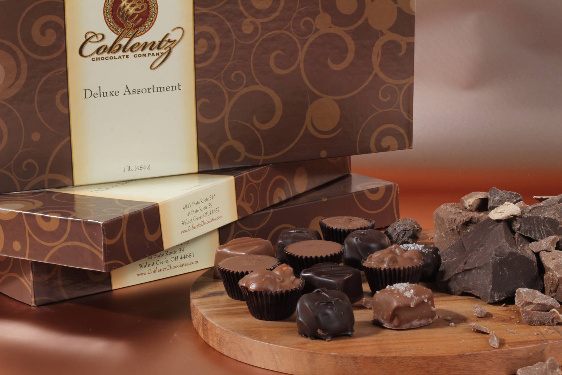 Coblentz Chocolate Company - Wholesale Chocolate Box - Deluxe Assortment Gift Box 8 oz4