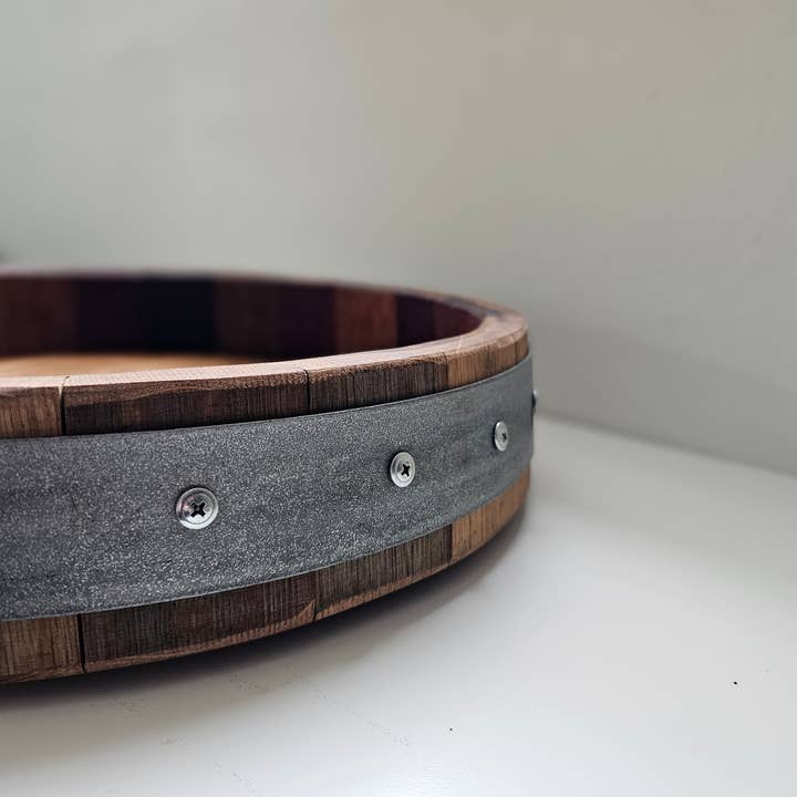 Sono Inspired - Wholesale Lazy Susan - Small Wine Barrel Lazy Susan