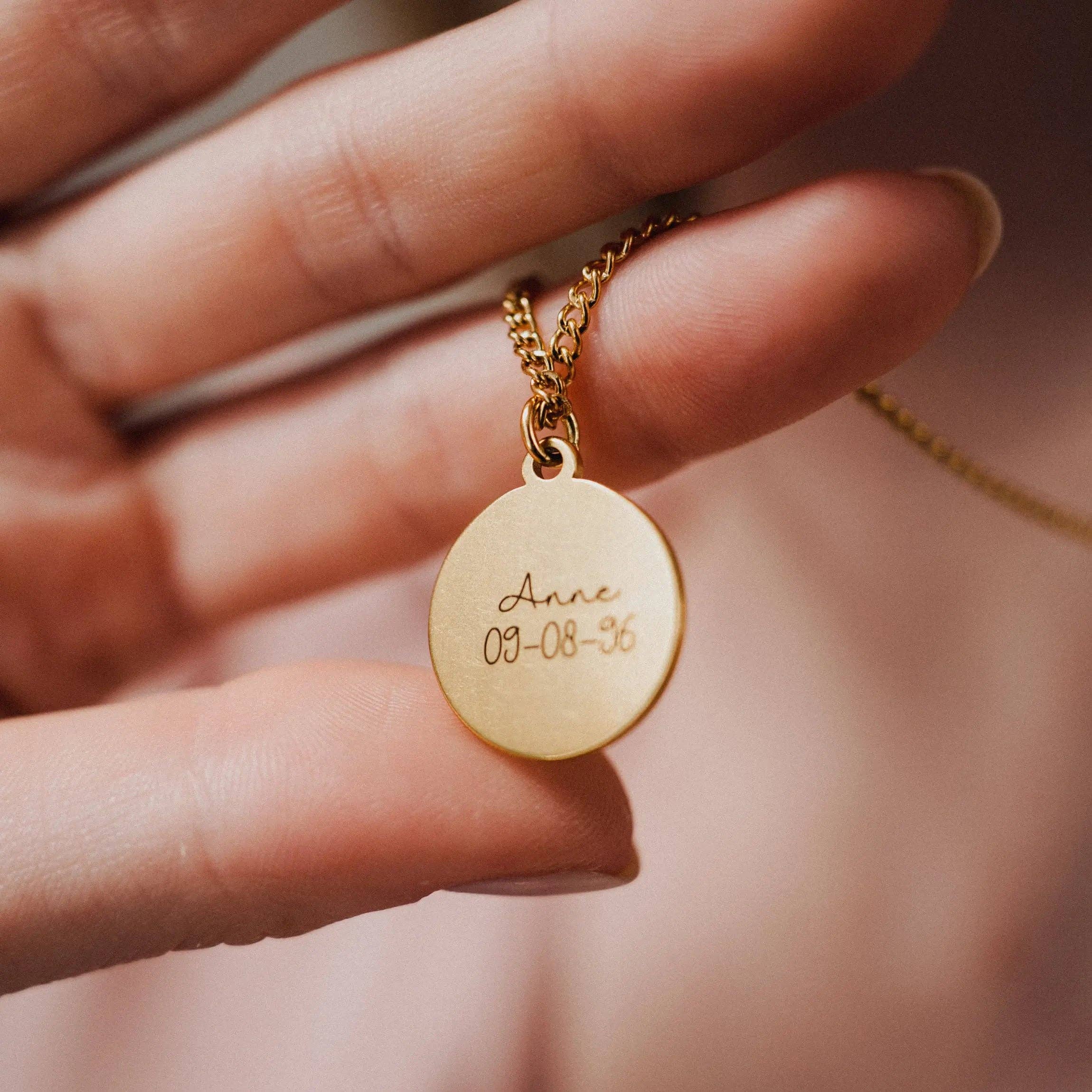 PHOEBE´S - Wholesale Pendant/Charm Necklace - Colgante de Medalla Grabada, Regalo Personalizado0