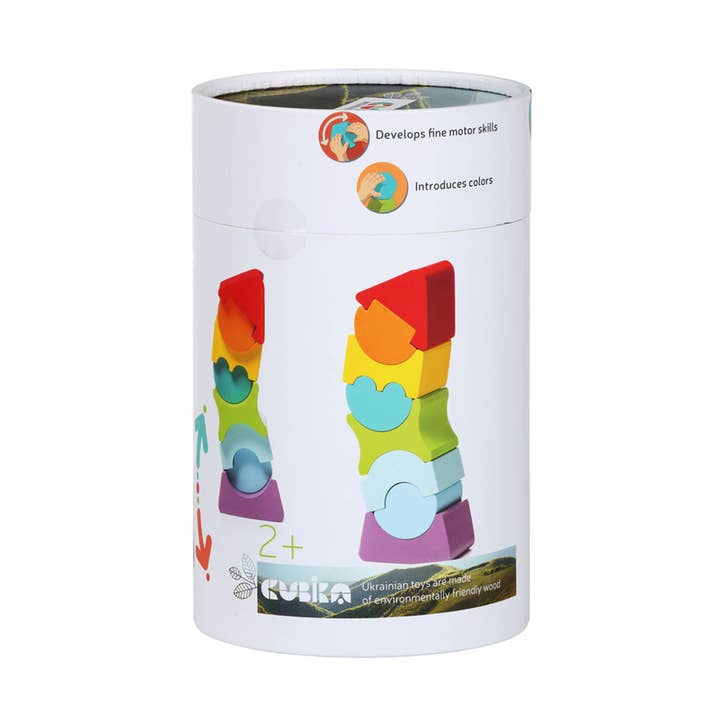 Cubika Wooden Flexible Tower 8 Pcs for wholesale by AJ Aguiar