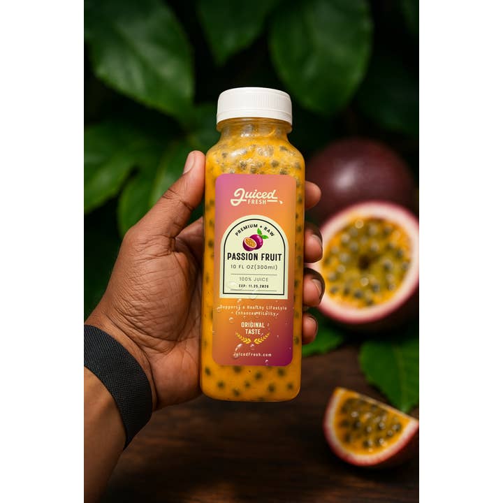 Juiced Fresh - Wholesale Fruit Juice - Juiced Fresh Frozen Passion Fruit Juice - 24 ct