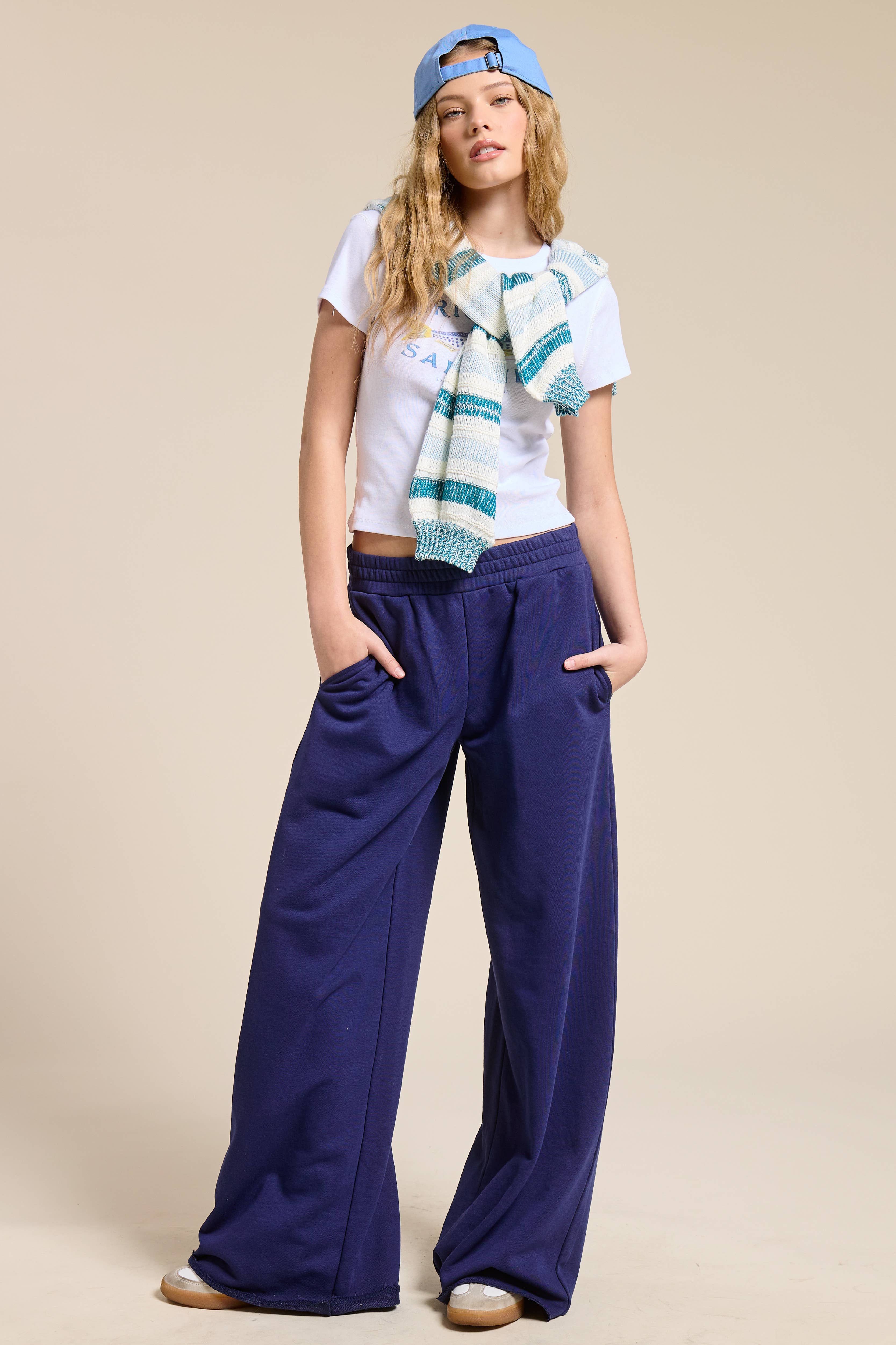 Mimosa - Wholesale Lounge Sweatpants/Joggers - Women's - Wide Leg Cotton Jogger Sweatpants15