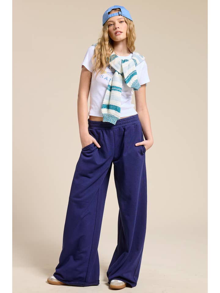 Mimosa - Wholesale Lounge Sweatpants/Joggers - Women's - Wide Leg Cotton Jogger Sweatpants15