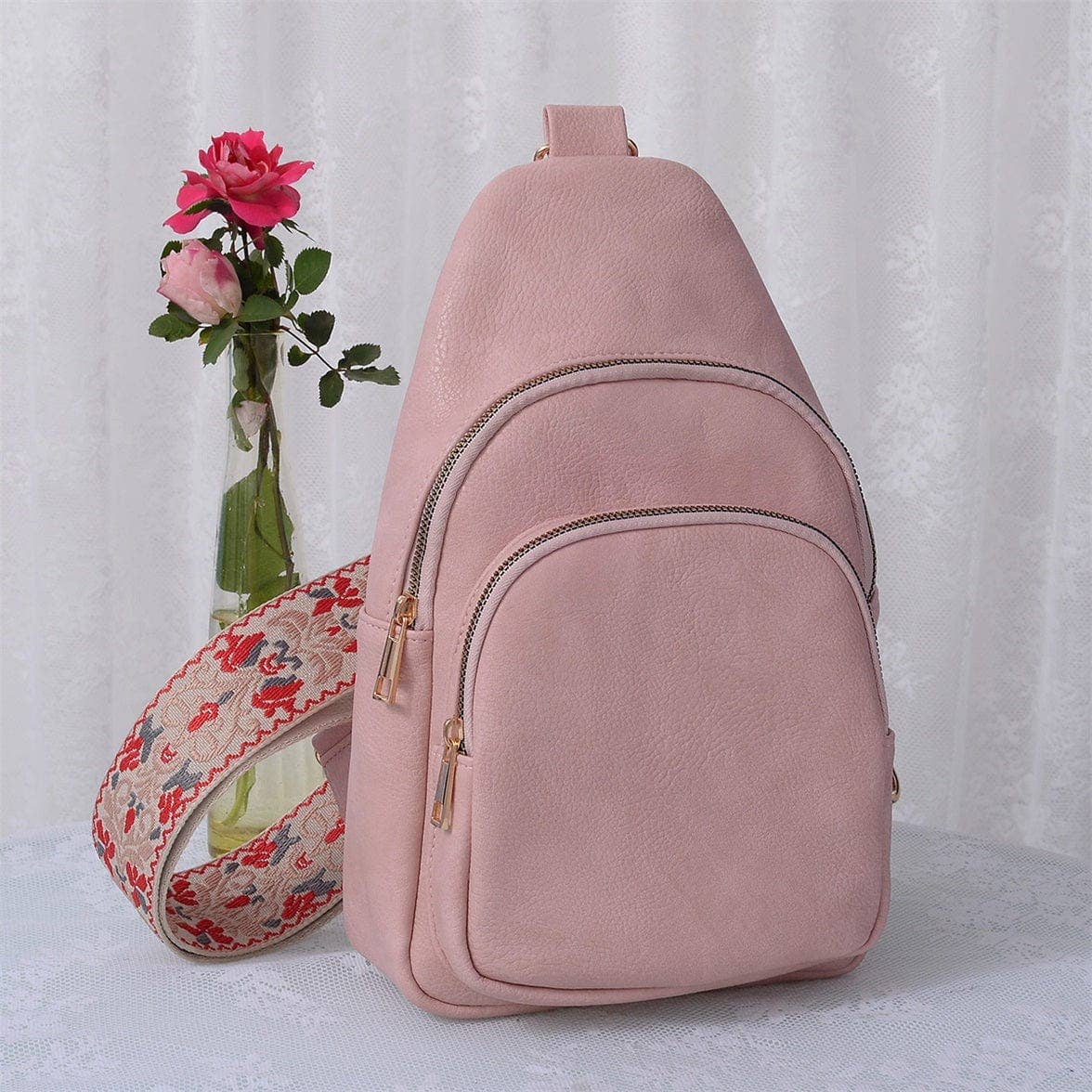 MiMi Wholesale - Wholesale Crossbody Bag - Women's - Zara Zipper Crossbody Bag with Boho Strap5