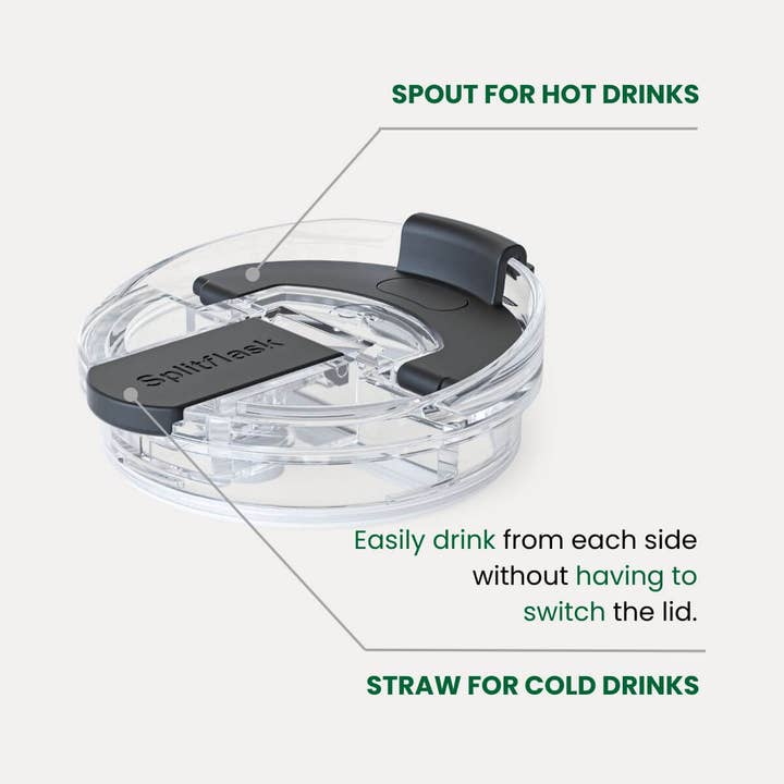 Splitflask - Wholesale Insulated Mug/Tumbler - 30oz DUAL DRINK TUMBLER VACUUM STAINLESS | STEEL HOT & COLD18