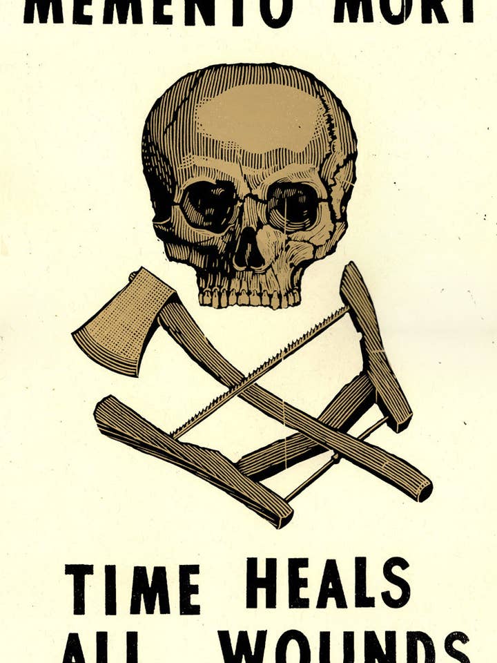 Memento Mori Print for wholesale by Ravi Zupa Arts