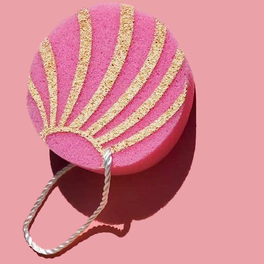 CONCHA BATH SPONGE for wholesale by Loquita bath and body