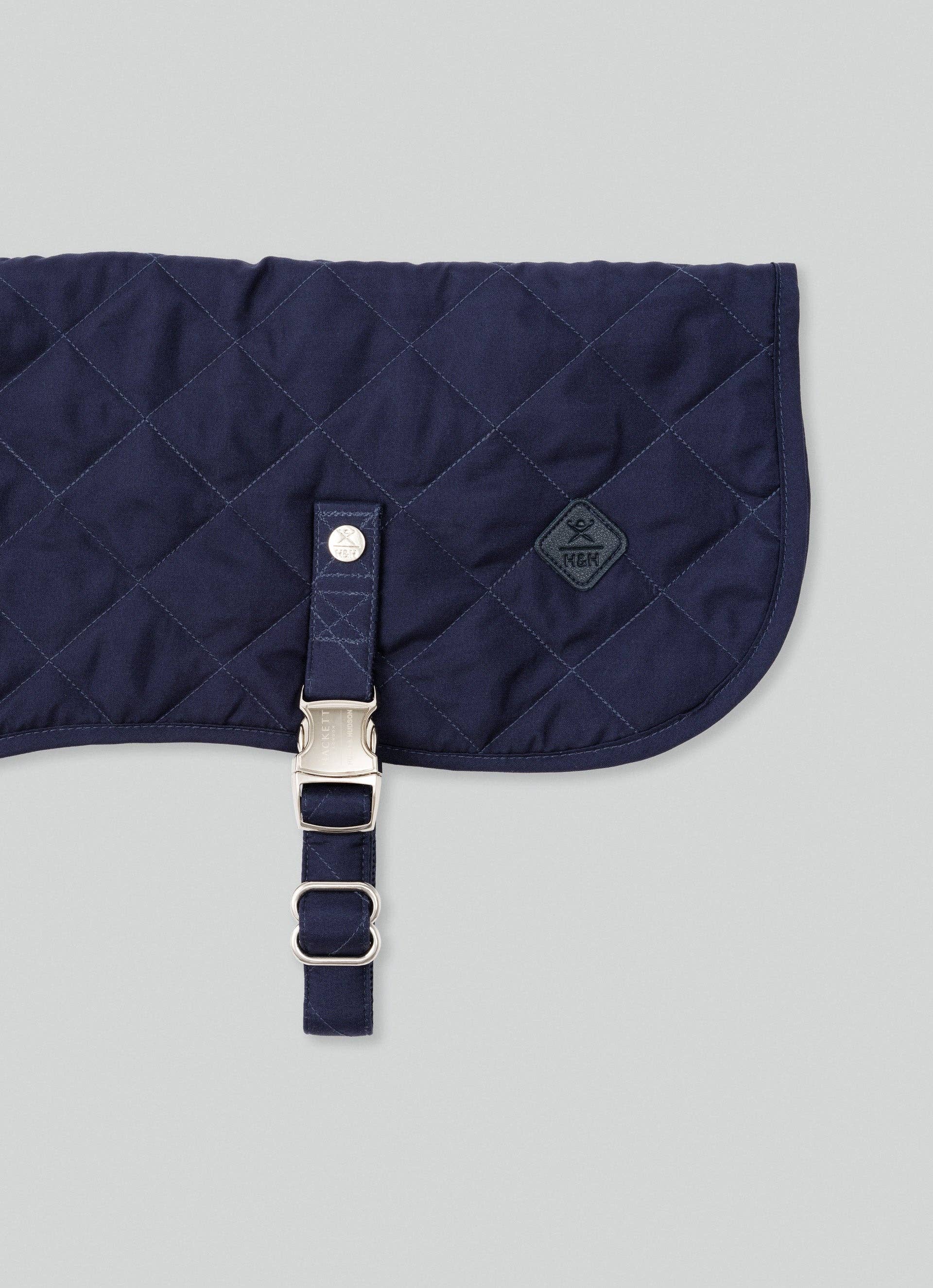 Hugo & Hudson - Wholesale Pet Jacket - Dog - Hackett x Hugo Hudson Navy Quilted Dog Jacket4