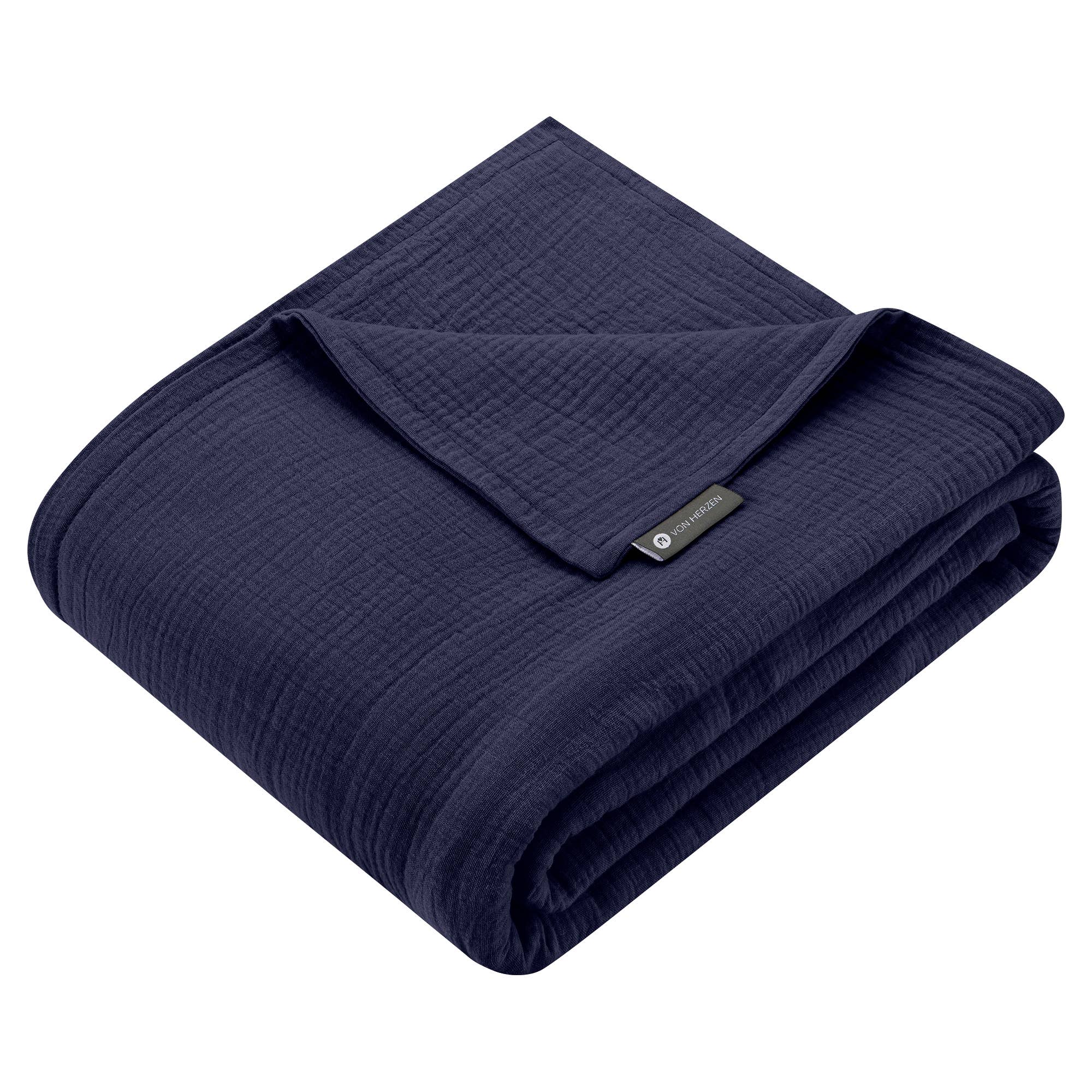 von Herzen – Engroshandel Tæppe – Muslin plaid i tern11