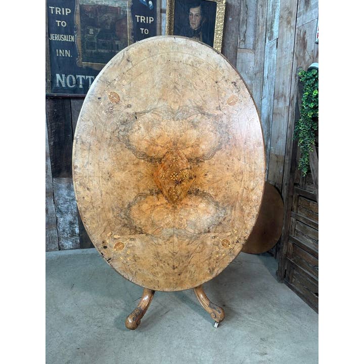 Antik valnöt Regency tippbord, ca 1820 för wholesale av belvoir