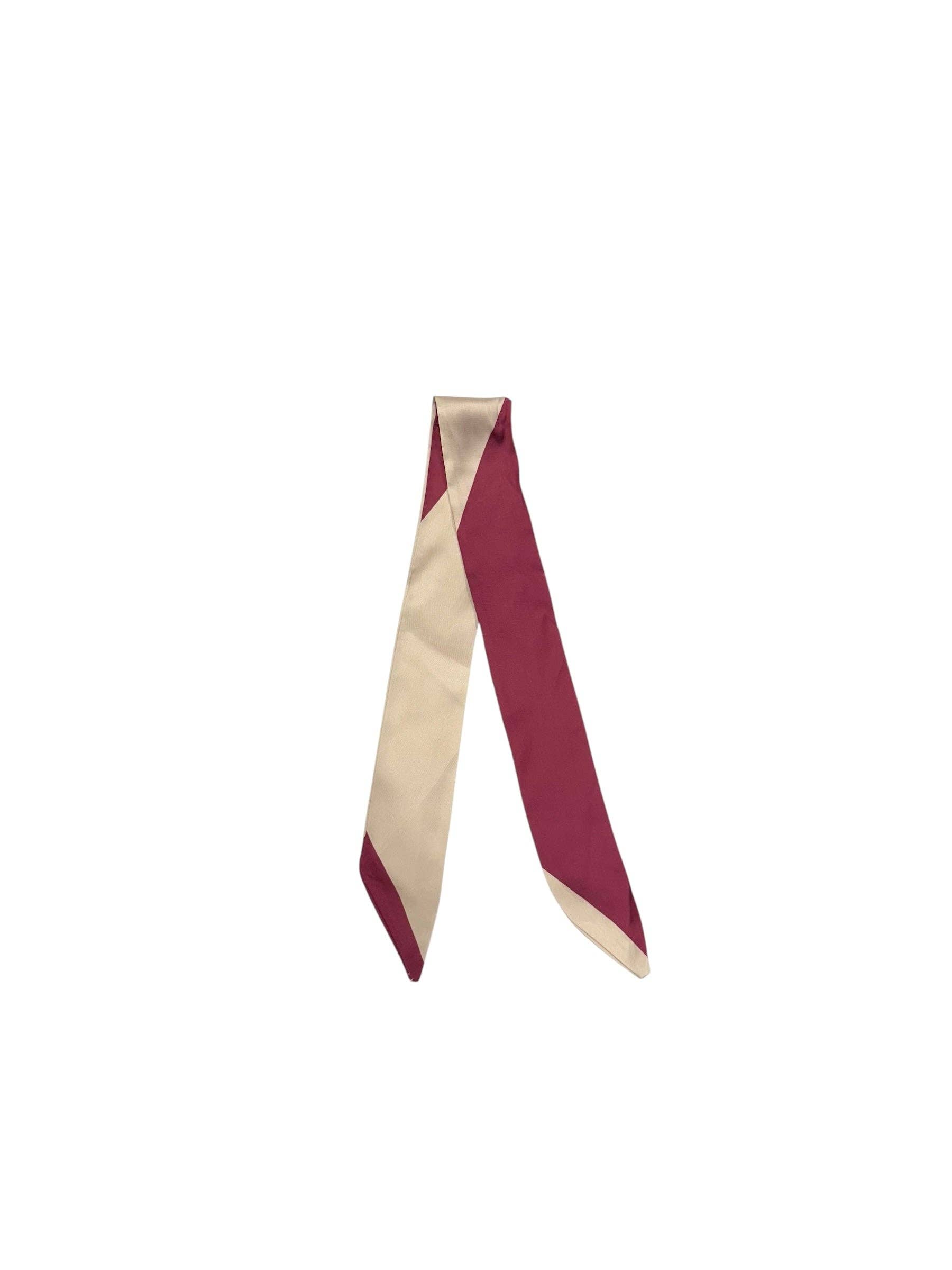 Camel Threads - Wholesale Scarf - Women's - Twilly Scarf (BURGUNDY/CHAMPAGNE GOLD)0