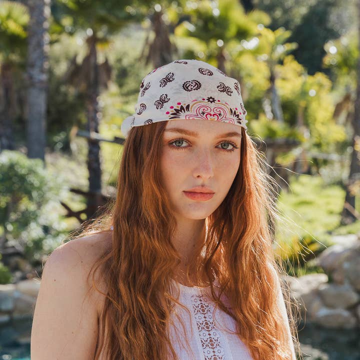 Leto Accessories - Wholesale Bandana - Women's - 🌿 Colorful Paisley Headscarf - Retro, Colorful, Chic5