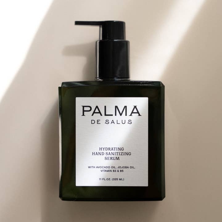 Hydrating 2-in-1 Hand Lotion & Sanitizer – 16 oz Home Size for wholesale by Palma de Salus | Elevate your daily hand care