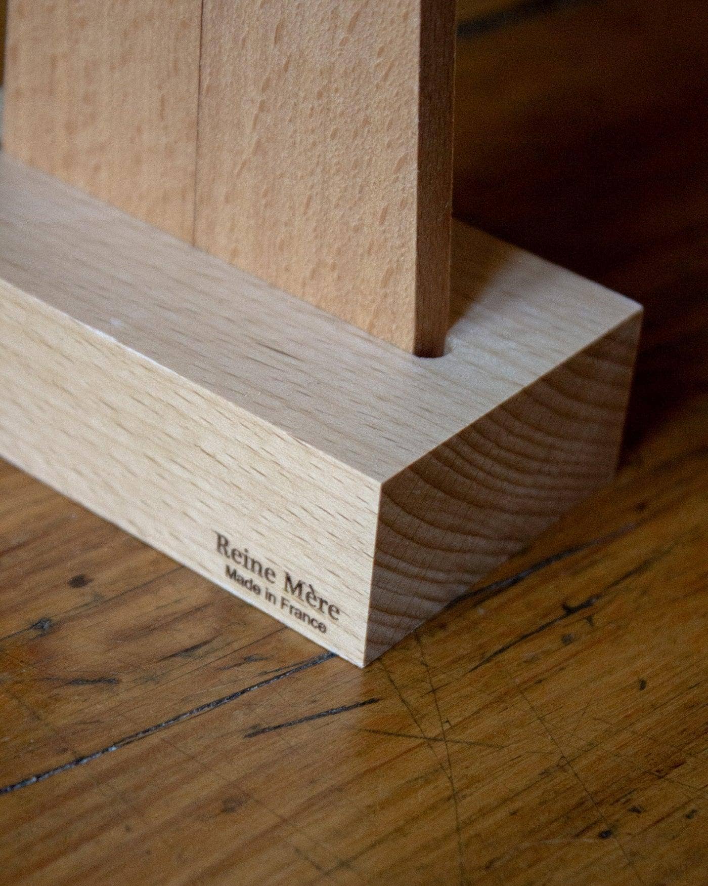 Reine Mère - Wholesale Serving Utensil - Du Bout des Branches - Beechwood salad servers2