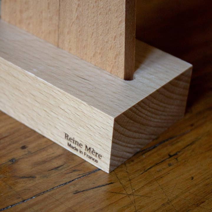 Reine Mère - Wholesale Serving Utensil - Du Bout des Branches - Beechwood salad servers2