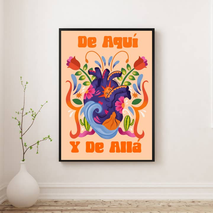 Jessartlet Illustrations - Wholesale Art Print - De Aquí y de Allá Print1