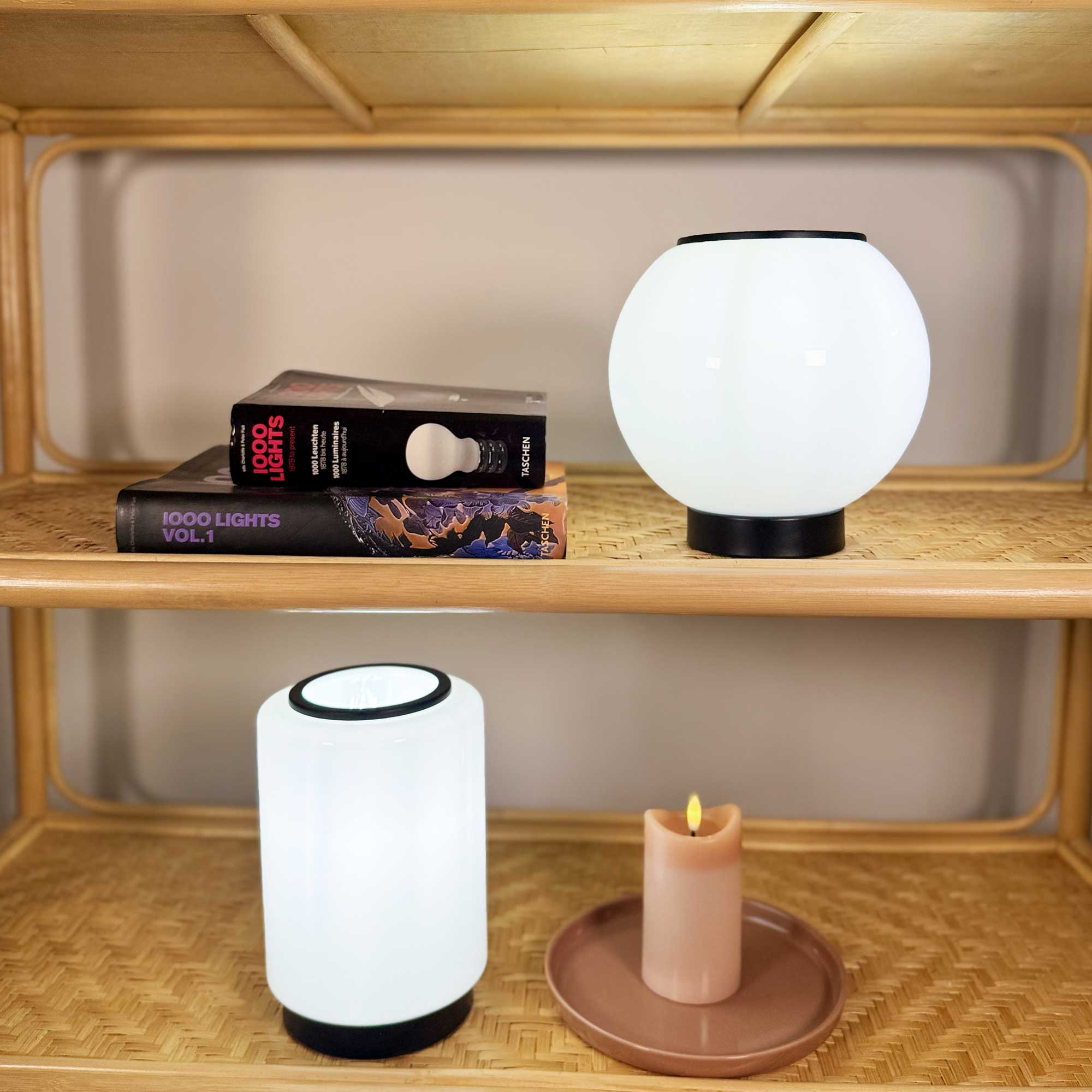 C-Création - Venta al por mayor Lámparas de pie - Lámpara de mesa Téora de vidrio coloreado estilo retro1