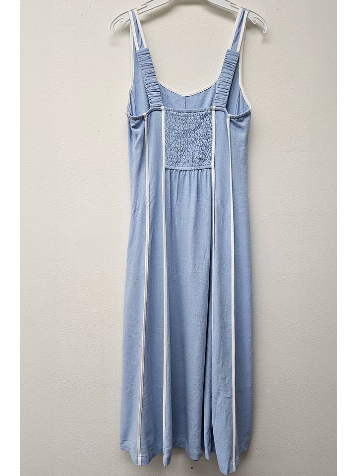 ILLA ILLA - Wholesale Dress - Women's - IM7512-Linen Midi Dress22