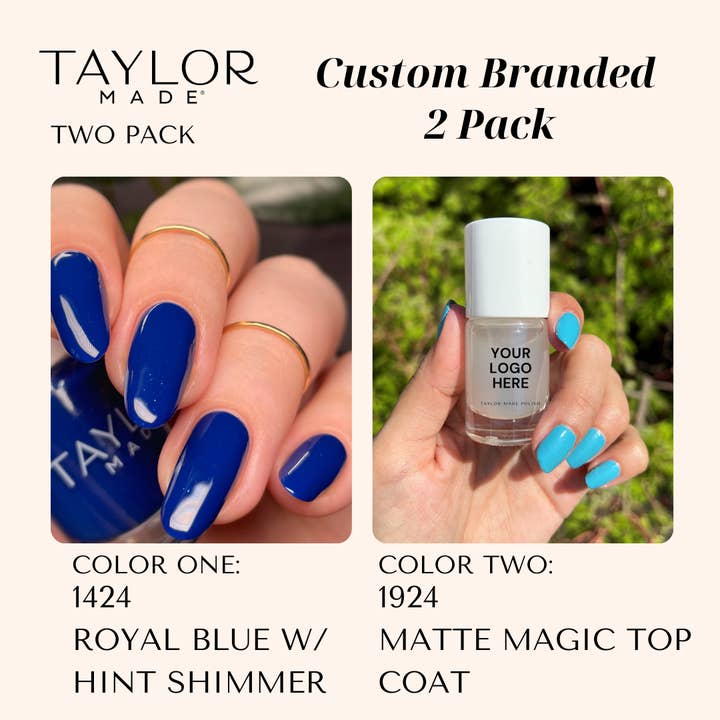 Taylor Made Polish - Vendita all'ingrosso Smalto per unghie - Smalto per unghie personalizzato: confezione da 2 a lunga tenuta + vegano + non tossico248