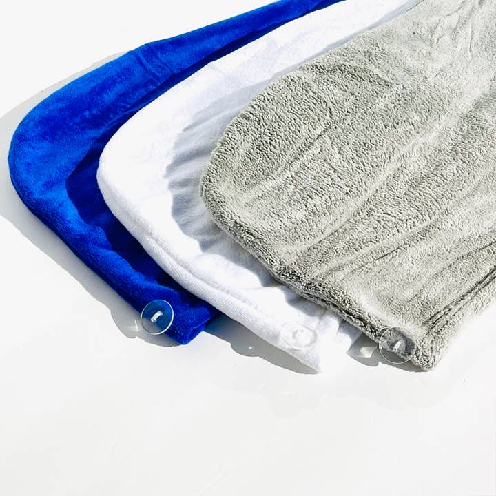 Pure Drop - Wholesale Hair Towel/Wrap - Microfiber Twisted Hair Towel - White