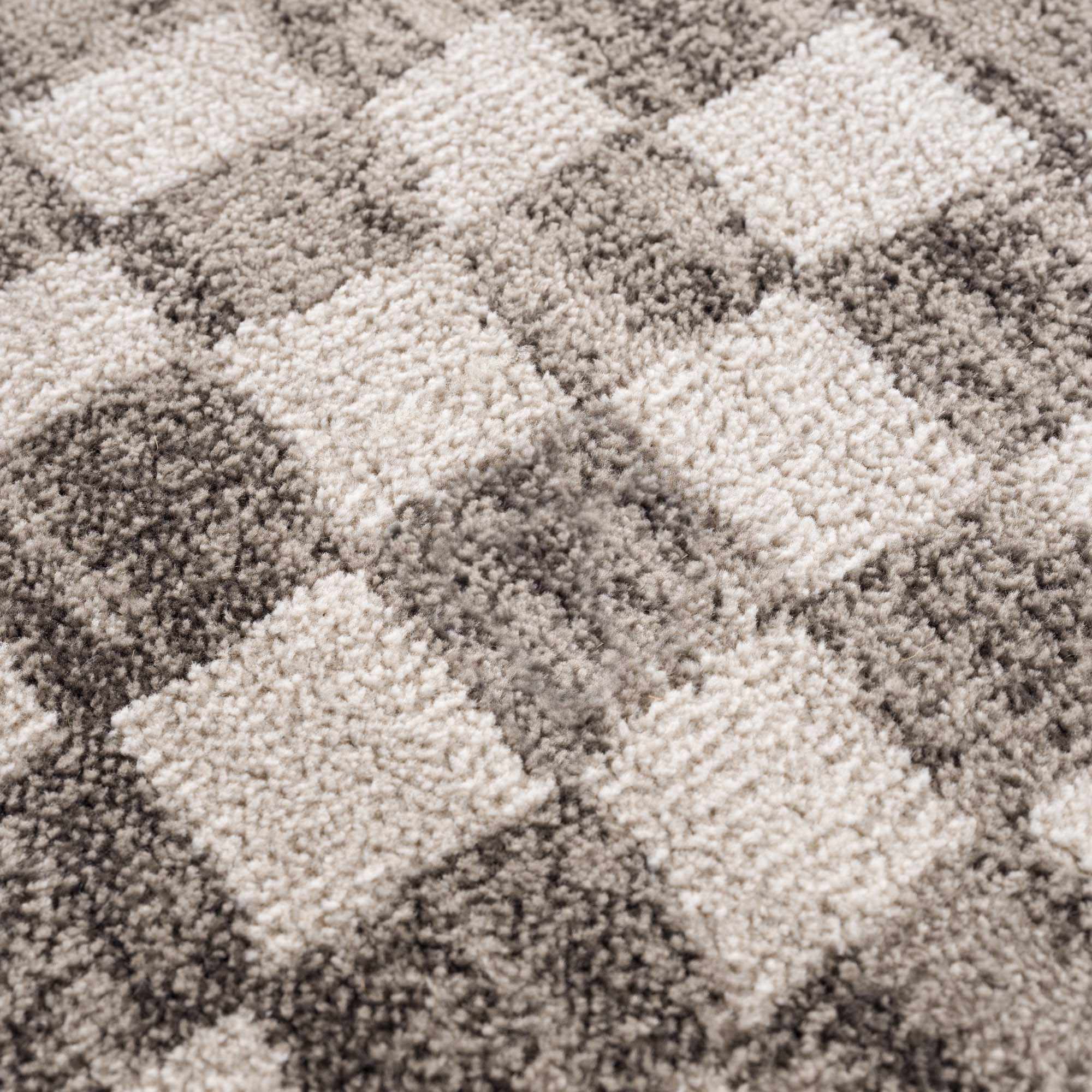 Hauteloom - Wholesale Area Rug - Benjy Beige Checkered Area Rug11