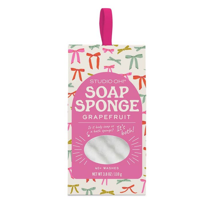 Studio Oh! - Wholesale Bath Pouf/Sponge - Put a Bow On It Soap Sponge