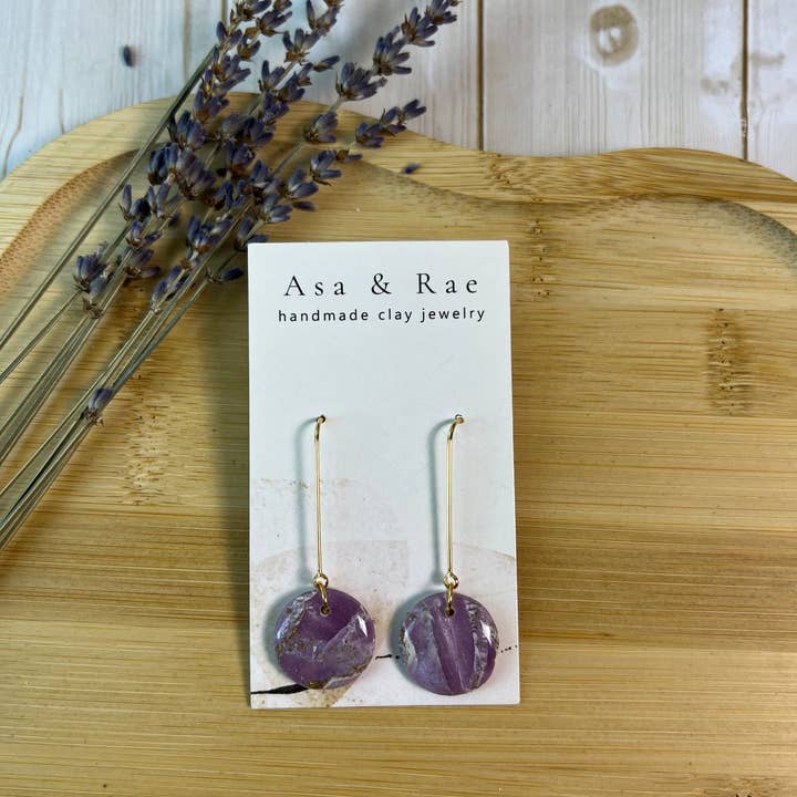 Asa&Rae - Wholesale Dangle Earrings - Circle Drop Dangle3