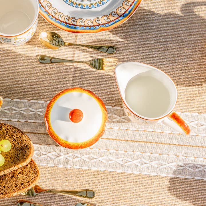 Euro Ceramica | ClayBarnHome - Wholesale Dinnerware Set - Duomo Breakfast Accessory Set
